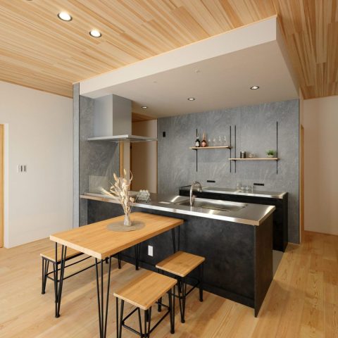 木の城いちばん_シングルライフを楽しむ快適で和モダンな平屋