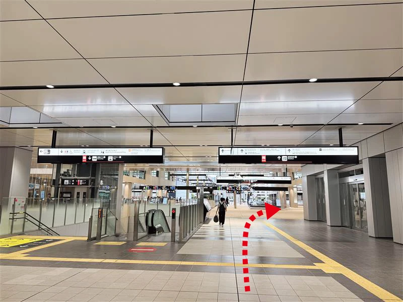広島駅中央改札からの経路案内2