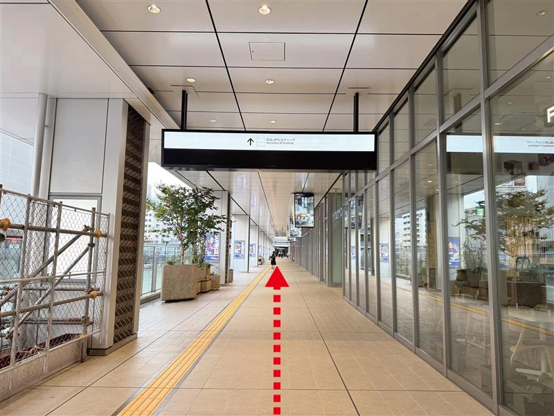 広島駅中央改札からの経路案内5