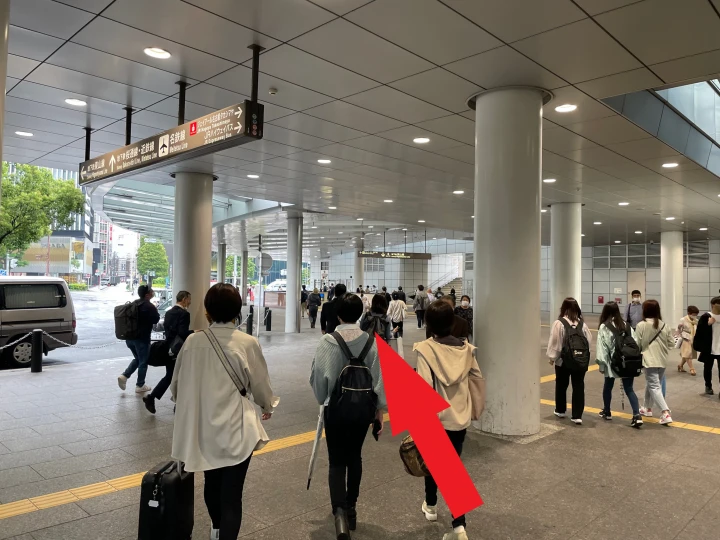 桜通口からの経路案内3