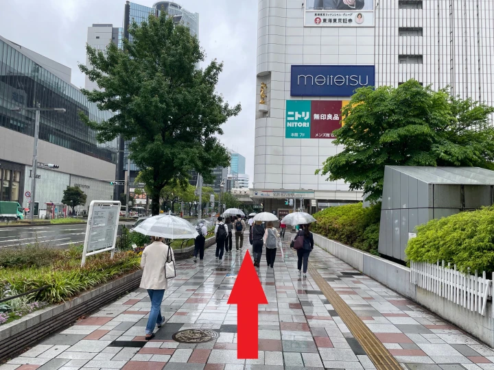 桜通口からの経路案内7