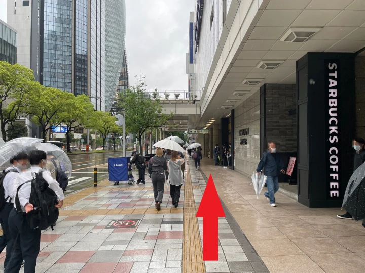 桜通口からの経路案内8