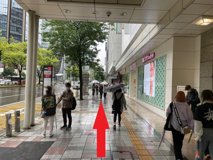 桜通口からの経路案内9