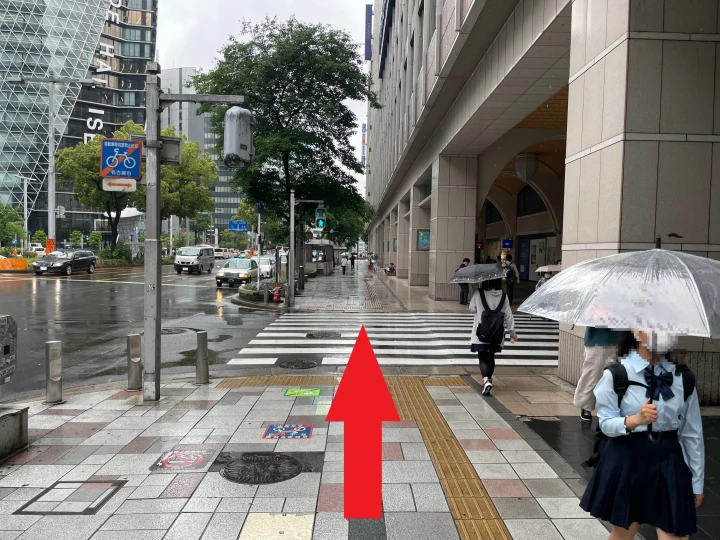 桜通口からの経路案内11