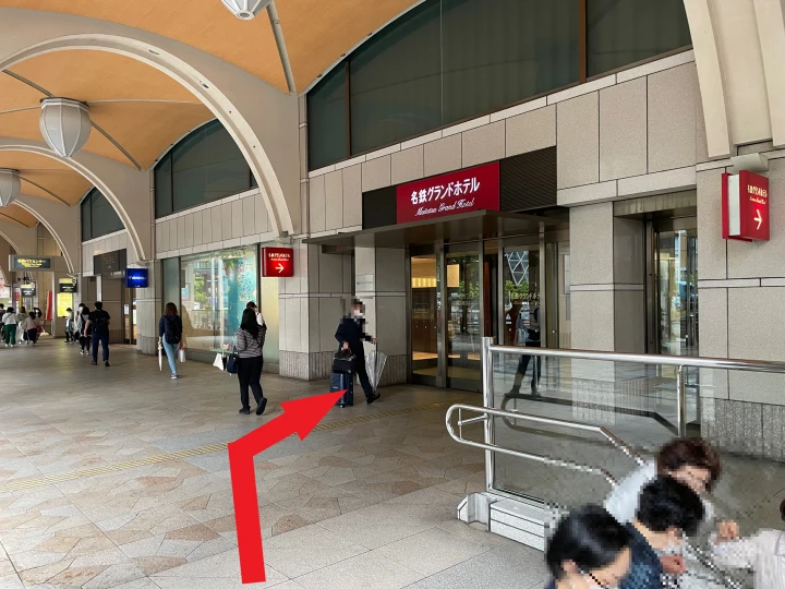 桜通口からの経路案内13