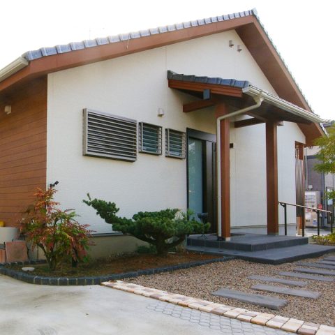 松田木工_平屋で夫婦ゆったりスペース確保の家