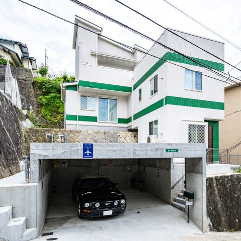 穴井工務店_ルーフバルコニーのあるHobby House