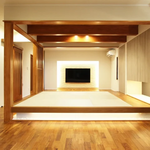 晃榮住宅_断熱性能を上げ、一体型のLDKに