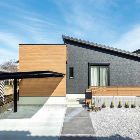 フィックスホーム_勾配天井が素敵な平屋