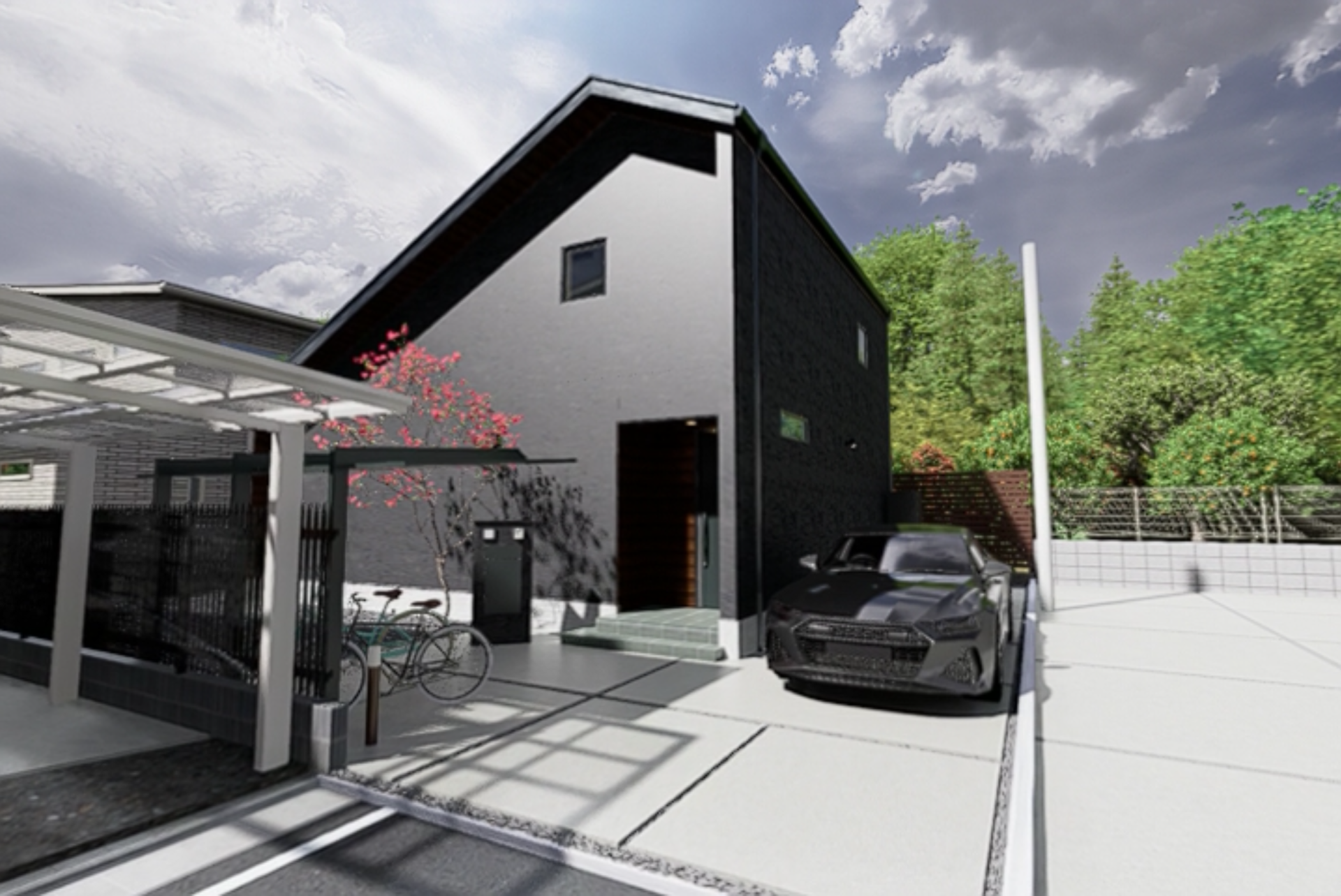 明友建設（住宅街でも庭のある家）¥37,489,010-